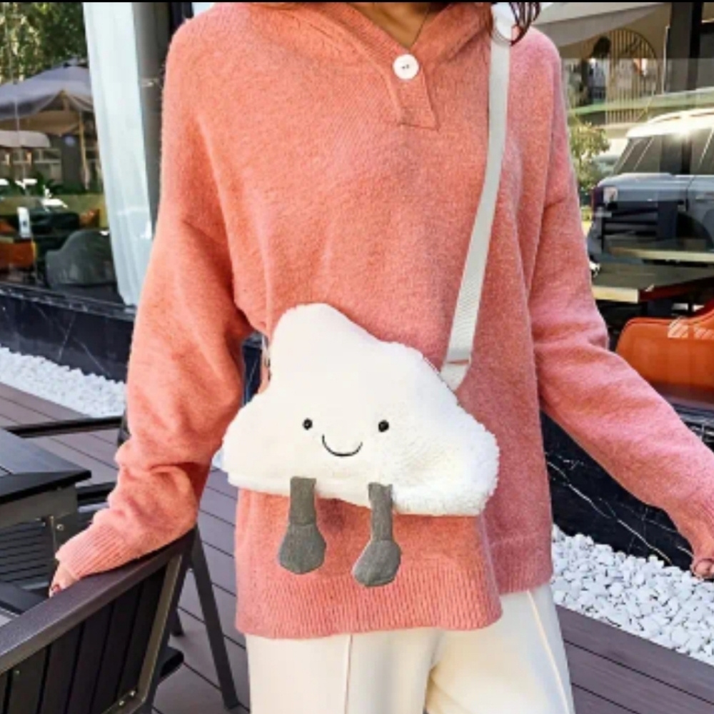 Kawaii Cloud Crossbody Purse